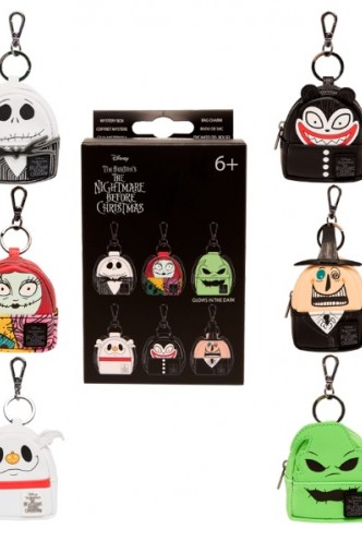 Pesadilla Antes de Navidad Llavero mini mochila Mystery Loungefly 
