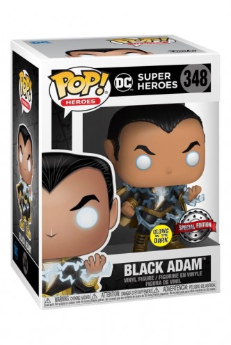 Pop! DC Comics - Black Adam w/ Energy (GITD) Ex