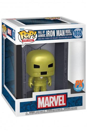 Pop! Deluxe: Marvel -  Hall of Armor: Iron Man Model 1
