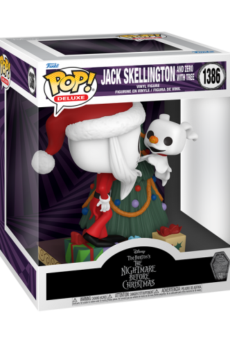 Pop! Deluxe: Pesadilla antes de Navidad 30th - Jack and Zero w/ Tree