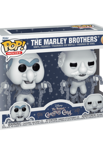Pop! Disney: The Muppets Christmas Carol - 2 PK Marley Brothers