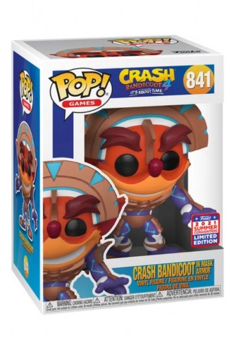 Pop! Games: Crash Bandicoot 4: It's About Time - Crash Bandicoot In Mask Armor SDCC2022 Ex