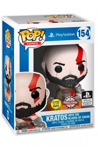 Pop! Games: God of War - Kratos w/ Blades (GITD) Ex