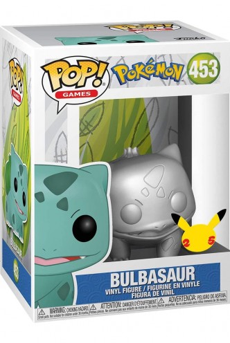 Pop! Games: Pokemon - Bulbasaur Silver 10" Ex