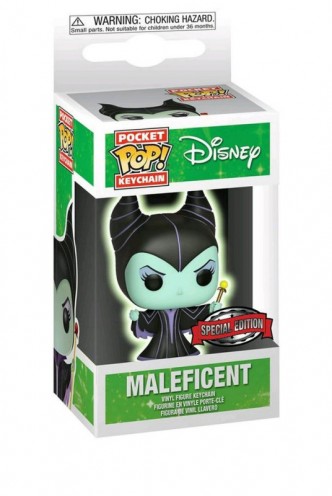 Pop! Keychain: Disney - Maleficent Ex (GITD)