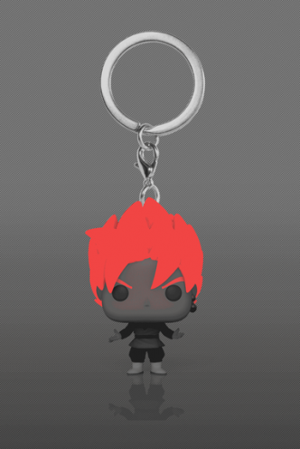 Pop! Keychain: Dragon Ball Super - Super Saiyan Rose Goku Black (GITD) Ex