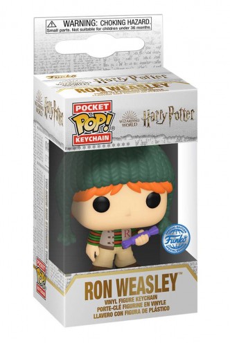 Pop! Keychain: Harry Potter Holiday - Ron (WMT) Ex