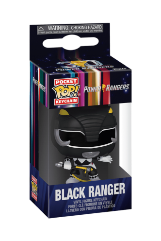 Pop! Keychain: Mighty Morphin Power Rangers 30th - Black Ranger