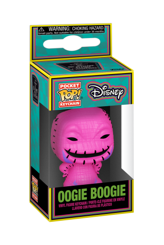 Pop! Keychain: Nightmare Before Christmas: Black Light - Oogie