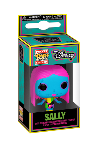 Pop! Keychain: Nightmare Before Christmas: Black Light - Sally