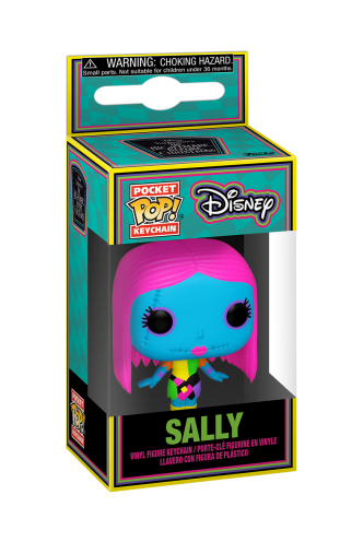 Pop! Keychain: Pesadilla antes de Navidad: Black Light - Sally 