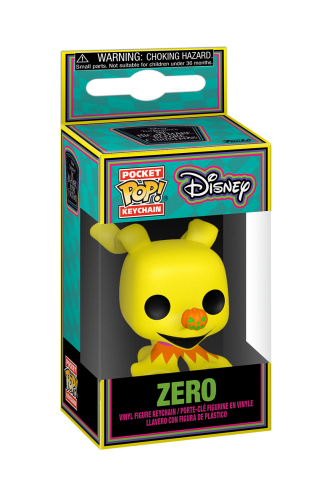 Pop! Keychain: Pesadilla antes de Navidad: Black Light - Zero