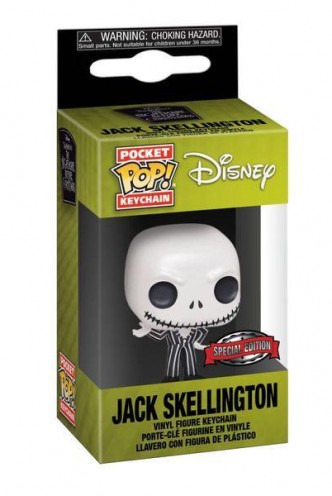 Pop! Keychain: Nightmare Before Christmas - Jack (Metallic) Ex