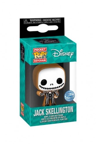 Pop! Keychain: The Nightmare Before Christmas - Jack Skellington (Gingerbread)