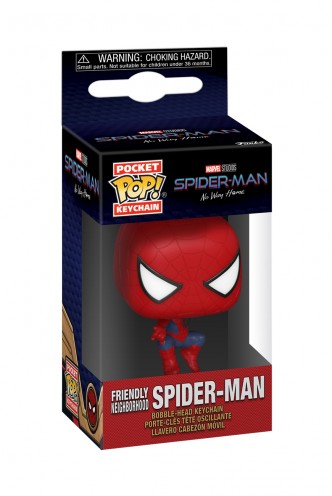 Pop! Keychain: Spider-Man:No Way Home S3- Friendly Neighborhood Spider-Man Leaping SM2 (Tobey Maguire)