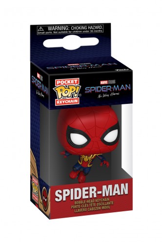 Pop! Keychain: Spider-Man:No Way Home S3- Spider-Man Leaping SM1