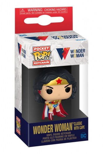 Pop! Keychain: Wonder Woman 80th - Wonder Woman (Classic w/Cape)