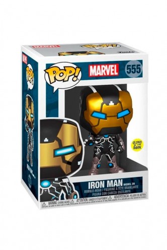 Pop! Marvel: 80th - Iron Man Model 39 (GITD) Ex