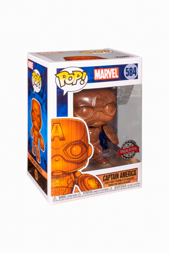 Pop! Marvel: Avengers - Captain America (Wood) Ex