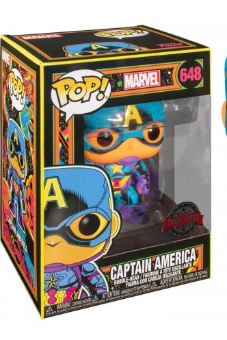 Pop! Marvel: Black Light - Captain America