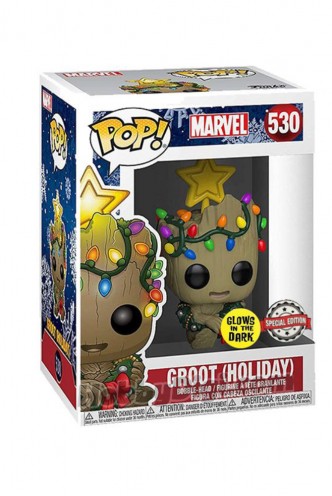 Pop! Marvel: Holiday - Groot (GITD) Ex