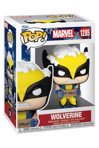 Pop! Marvel: Holiday - Wolverine w/ Sign