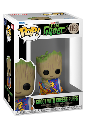Pop! Marvel: I Am Groot - Groot w/ Cheese Puffs
