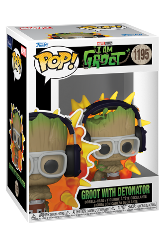 Pop! Marvel: I Am Groot - Groot w/ Detonator