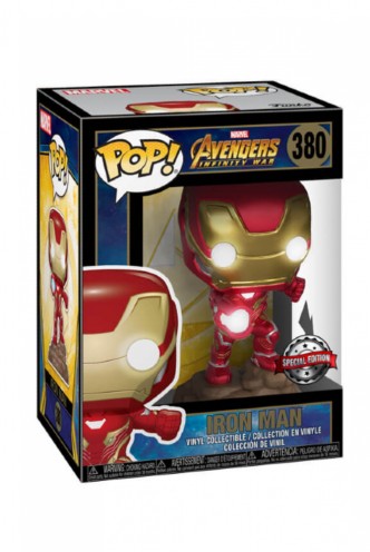 Pop! Marvel: Infinity War - Iron Man (Lights Up!) Ex