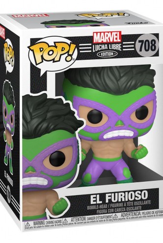 Pop! Marvel: Luchadores - El Furioso (Hulk)