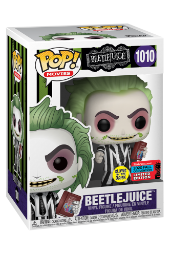 Pop! Movies: Beetlejuice - Beetlejuice w/ Handbook NYCC2020 (GITD)