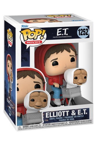 Pop! Movies: ET 40th Anniversary - Elliot w/ ET in Bike Basket 
