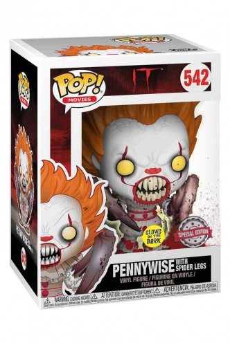 Pop! Movies: IT  - Pennywise (Spider Legs) (GITD) Ex