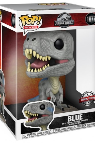 Pop! Movies: Jurassic World - Blue 10" Ex