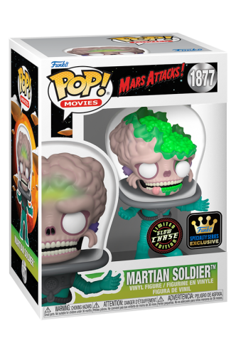 Pop! Movies: Mars Attacks! - Martian Soldier Ex CHASE