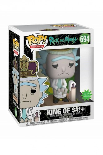 Pop! Movies: Rick and Morty - King of $#!+ (Con Sonido)