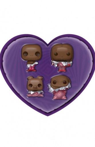 Pop! The Nightmare Before Christmas (Chocolate) - 4 Pack Valentine's Pocket Box