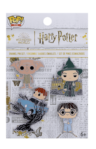 Pop! Pin: Harry Potter - Pack 4 CoS Anniversary