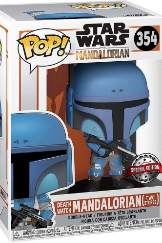 Pop! Star Wars: The Mandalorian - Death Watch Mandalorian (Two Stripes)