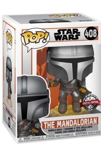 Pop! Star Wars: The Mandalorian - Flying Mando Ex