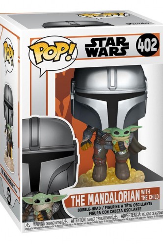 Pop! Star Wars: The Mandalorian - Mando Flying w/Jet Pack