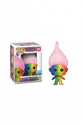 Pop! Trolls classic - Rainbow Troll w/pink hair WONDERCON20