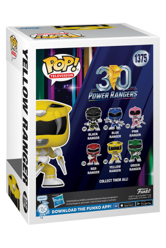 Pop! TV: Mighty Morphin Time Power Rangers 30th - Yellow Ranger