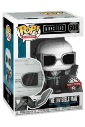 Pop! Universal Monsters: Invisible Man (B&W) Ex