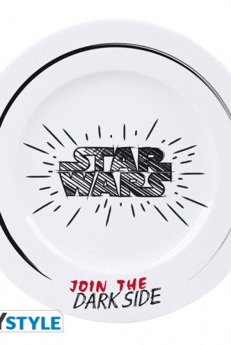 Star Wars  Set of 4 Plates Join the Dark Side