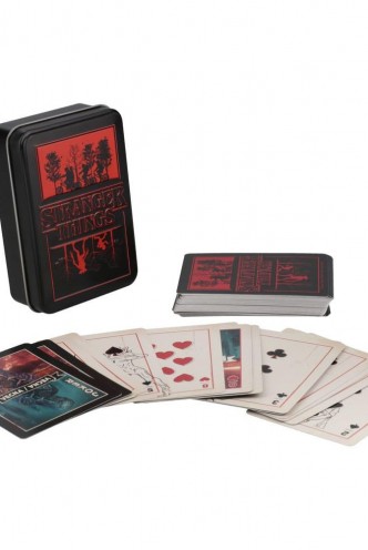Stranger Things 5 Baraja de Naipes Metal