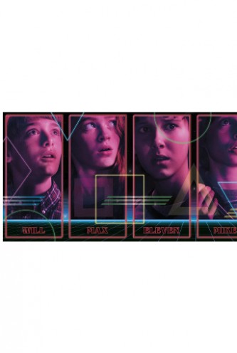 Stranger Things Puzzle Panorama Personajes (1000 piezas)