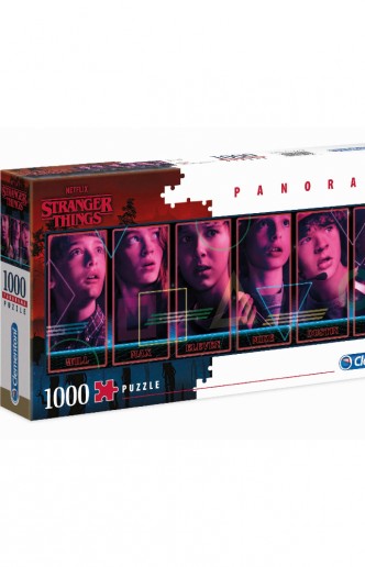Stranger Things Puzzle Panorama Personajes (1000 piezas)