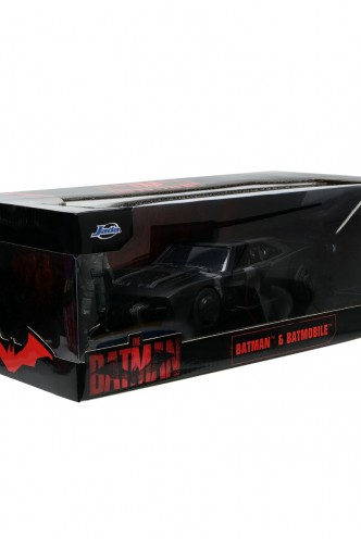 The Batman  - The Batman 2022 1:24 Batmobile + Figure 