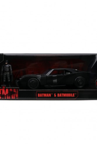 The Batman  - The Batman 2022 1:24 Batmobile + Figure 